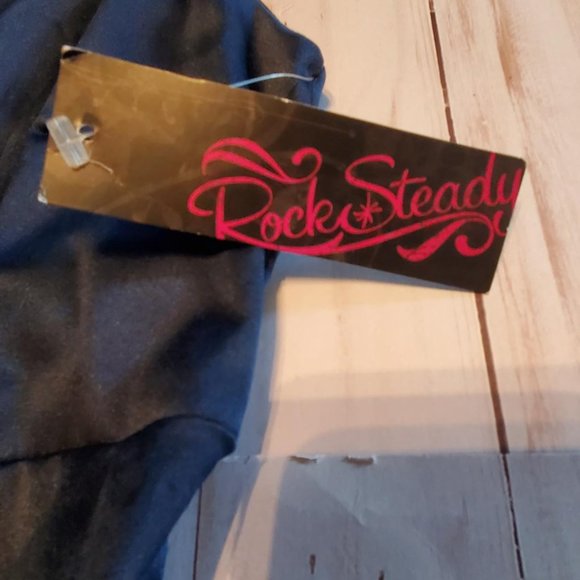 Rock Steady Pin-Up Dress Royal w/Red Buttons Size Medium - Picture 2 of 6